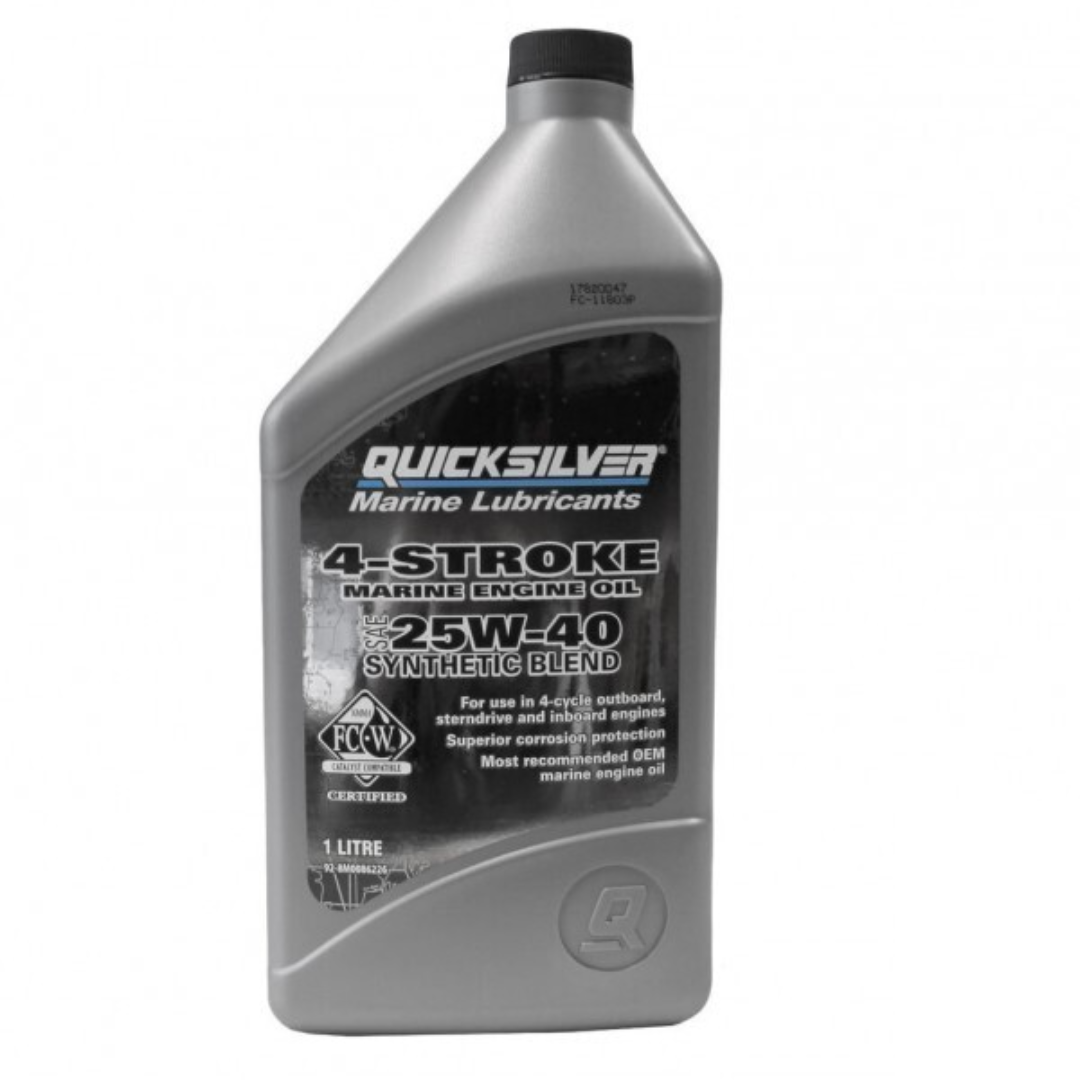 Olio Quicksilver SAE 25W-40 Sintetico