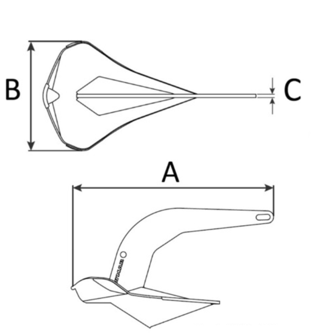 Epsilon® Anchor in Stainless Steel (Premium)