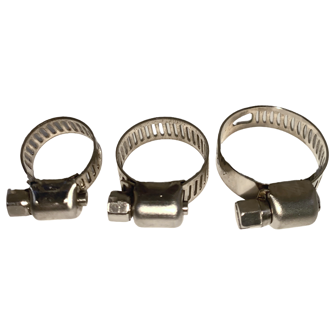 Fascette in acciaio inox banda 8 mm (10 pz)