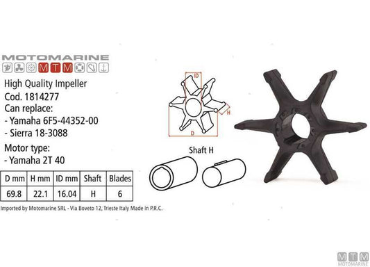 Girante per motori Jhonson/Evinrude