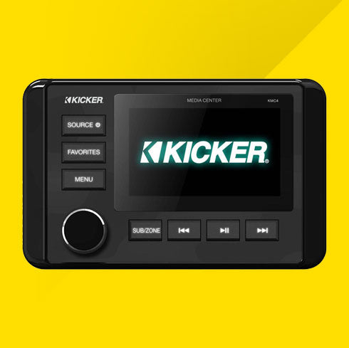 Kicker KMC4 3" LCD Color Marine Stereo Receiver