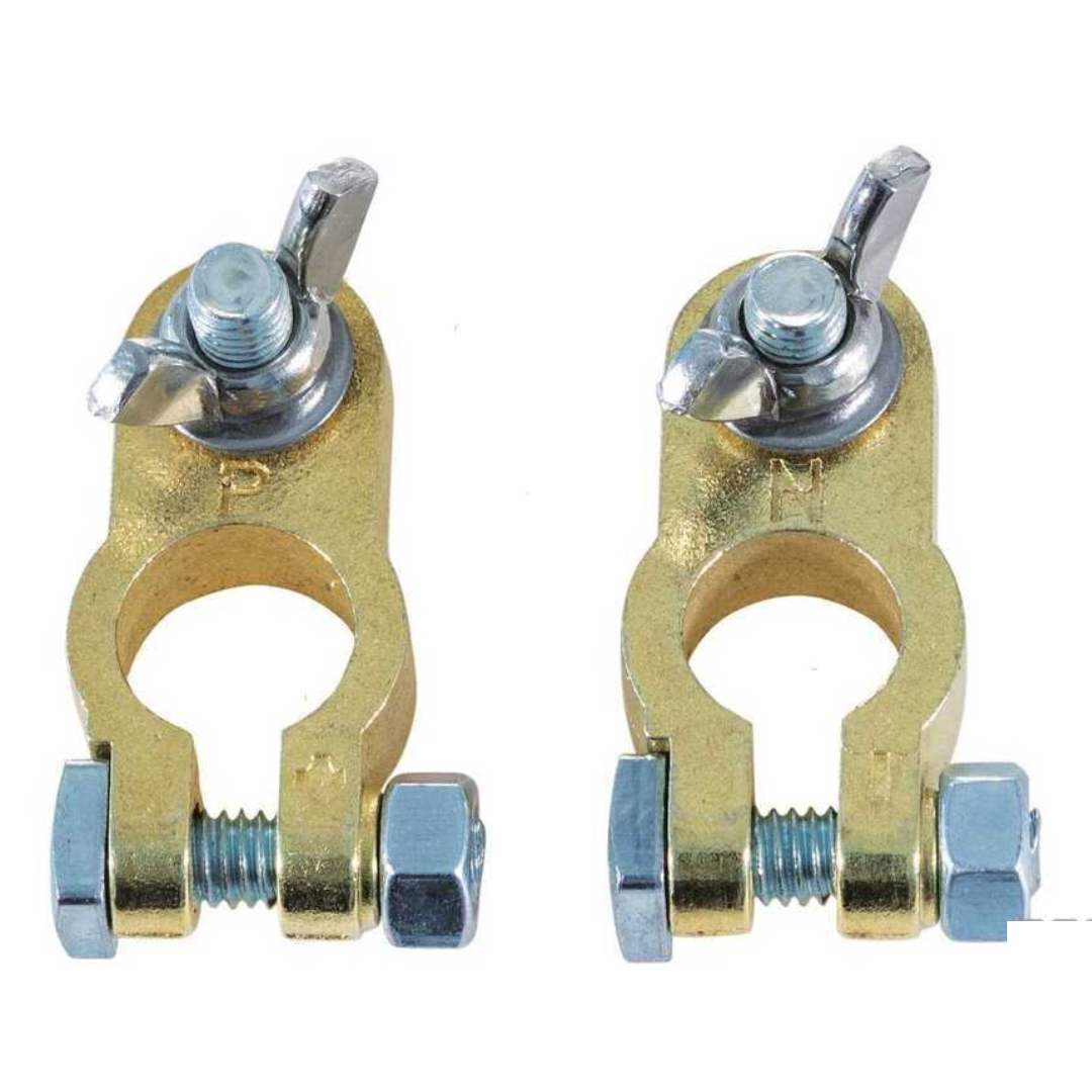 Morsetti batteria in ottone