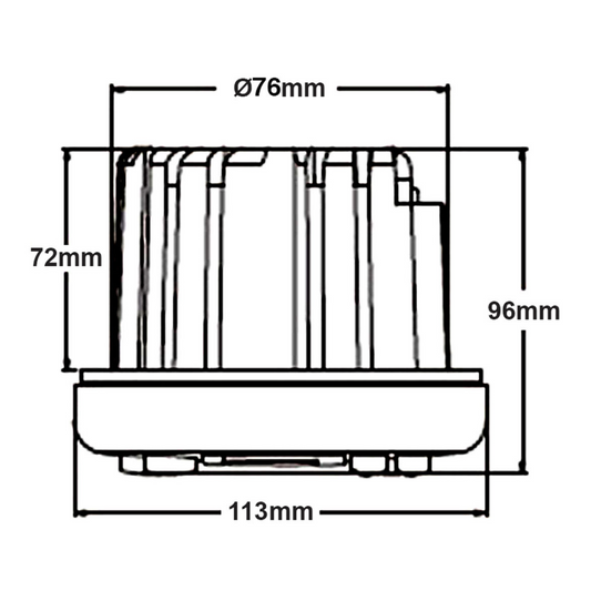 Stereo nautico Trem, Radio/Bluetooth/USB