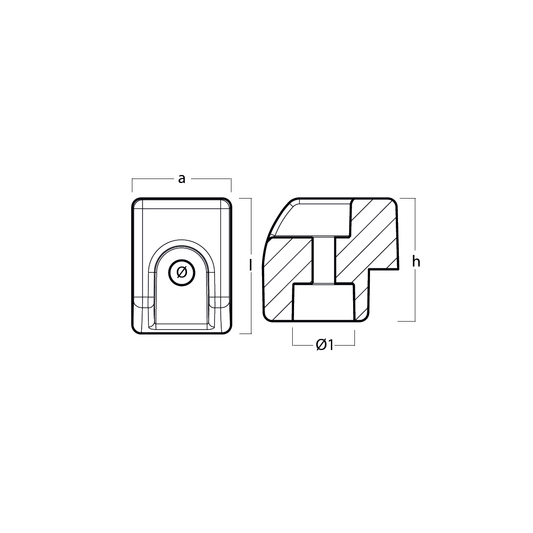 Anodo a cubo motori Jhonson - Evinrude E-TEC G2 200/300 HP