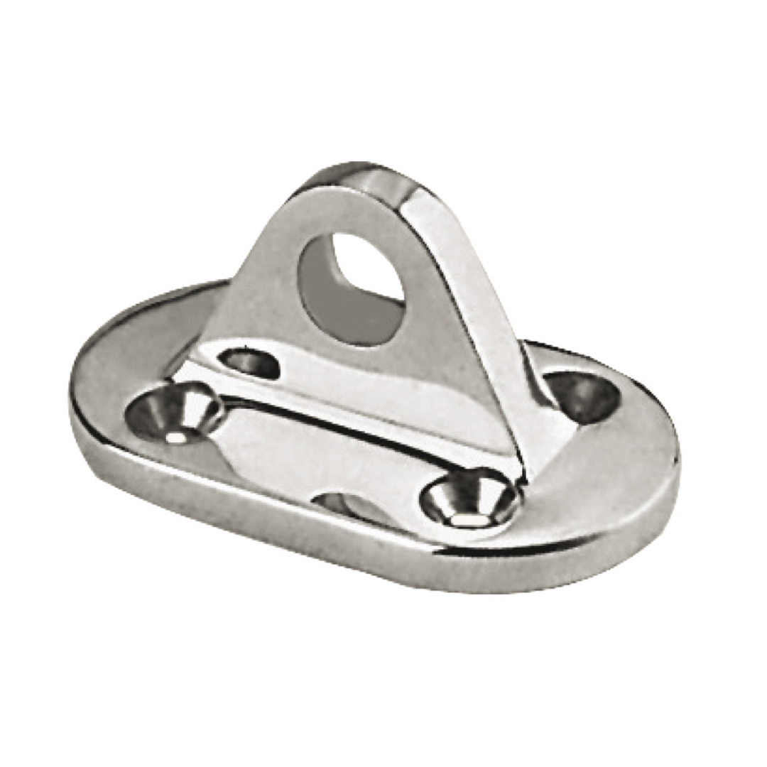 Basetta per tenditori lifeline inox 316