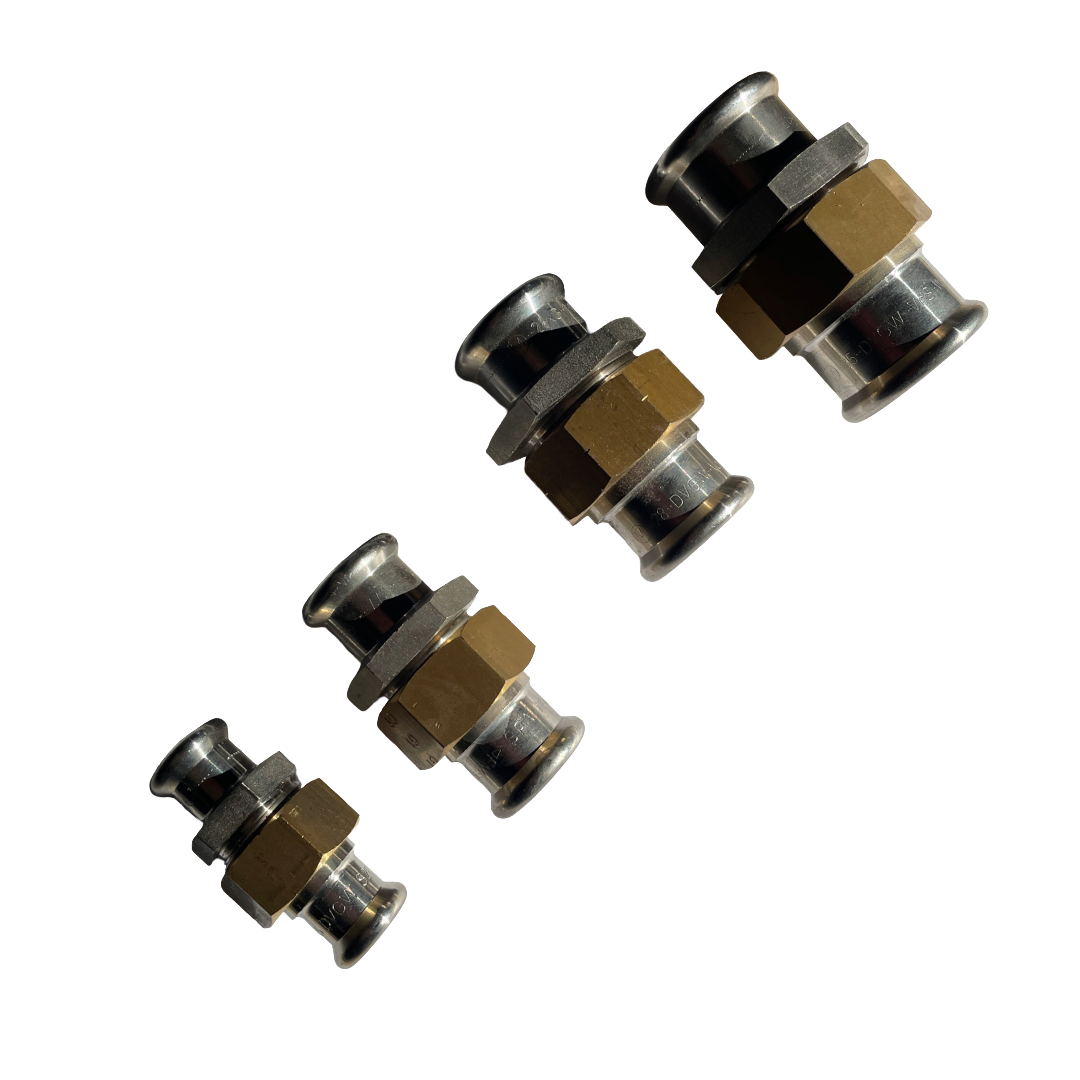 Bocchettone raccordo Geberit Mapress acciaio inox a pressare