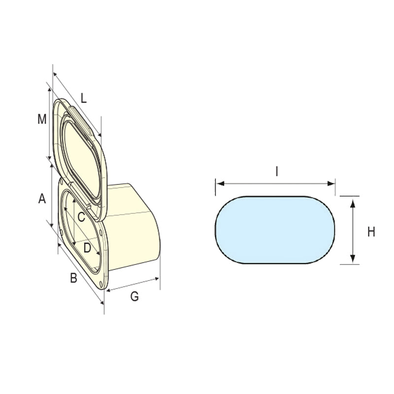 Shower and mixer with wall-mounted container