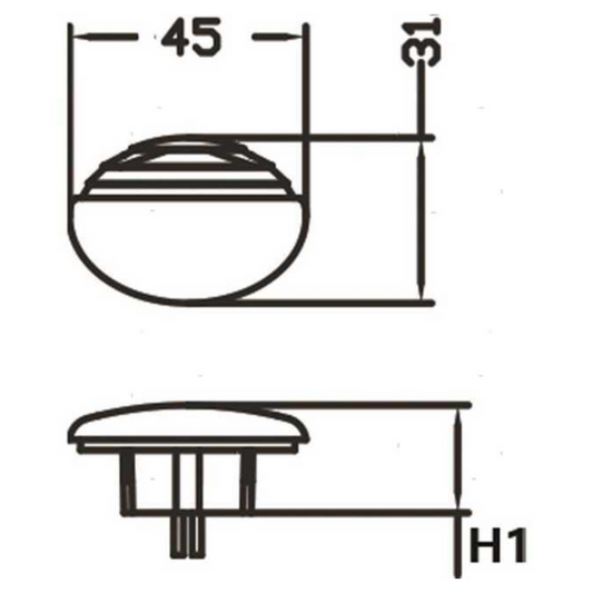 Luce di cortesia Epillitic 12V