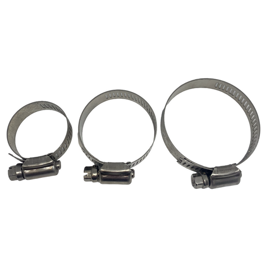 Fascette in acciaio inox banda 13 mm (4 pz)