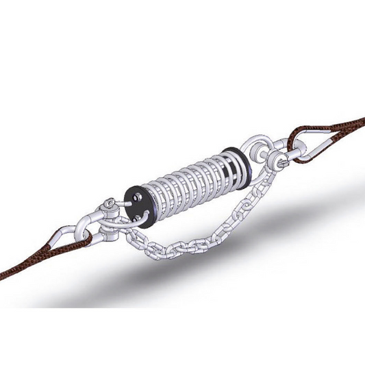 Molla ormeggio silenziata in acciaio inox alta resistenza