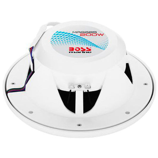 Altoparlanti marini full range da 6,5" a 2 vie da 200 W, RGB - Boss marine -