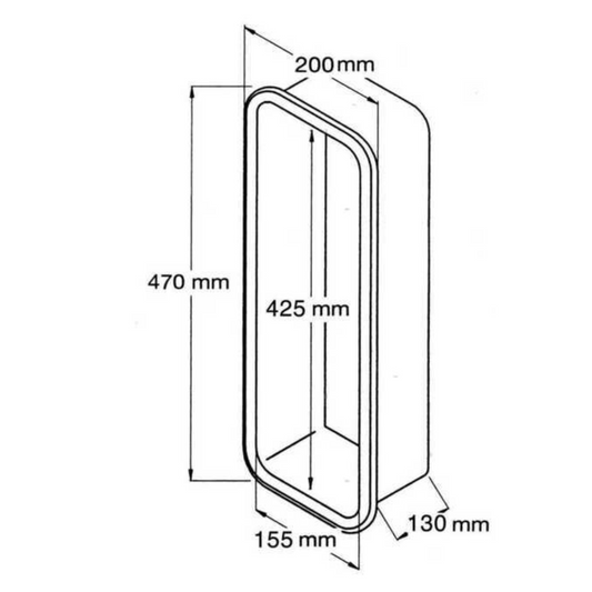 Nicchia per estintore 2 Kg