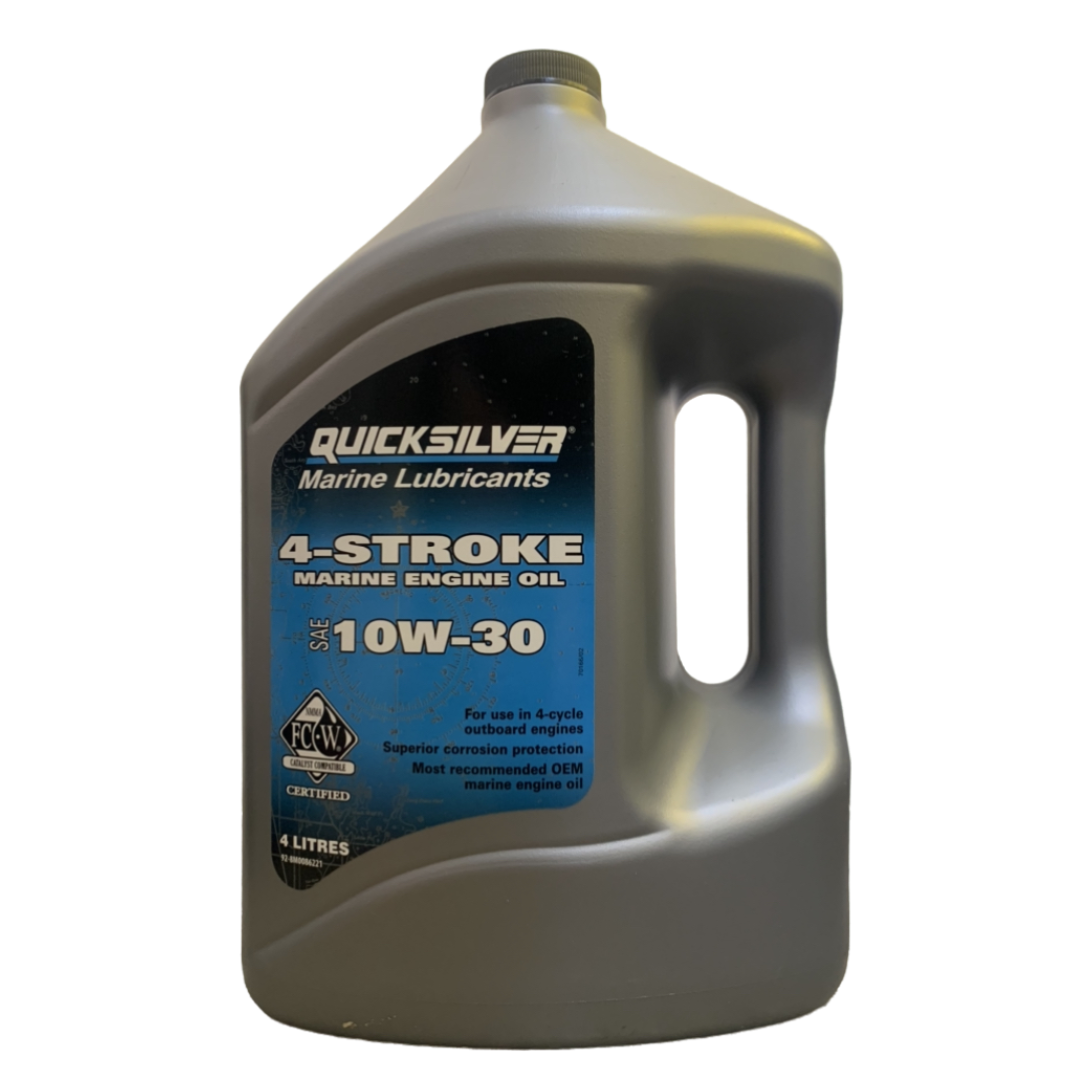Olio Quicksilver SAE 10W-30 per motori entrobordo e entro/fuoribordo.