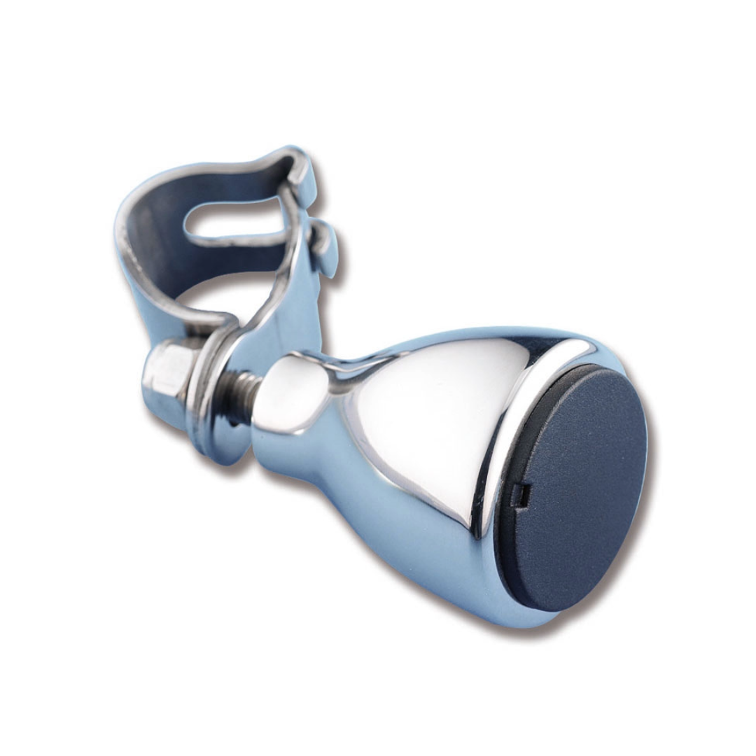 Stainless steel rotating steering wheel knob