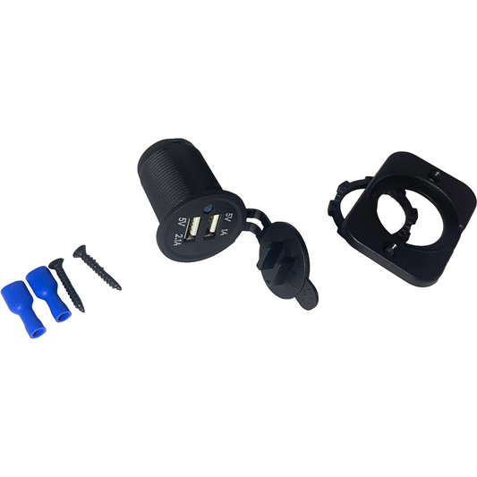 Presa doppia USB 12/24 Volts