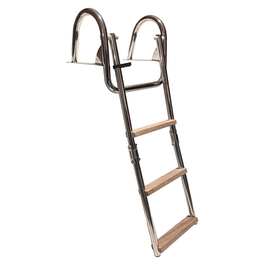 Scaletta inox con corrimano 3 gradini (Stretta)