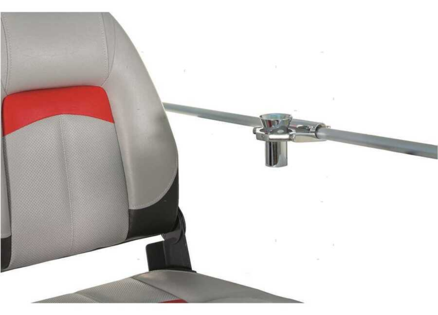 Portacanna per sedile da pesca doppio attacco