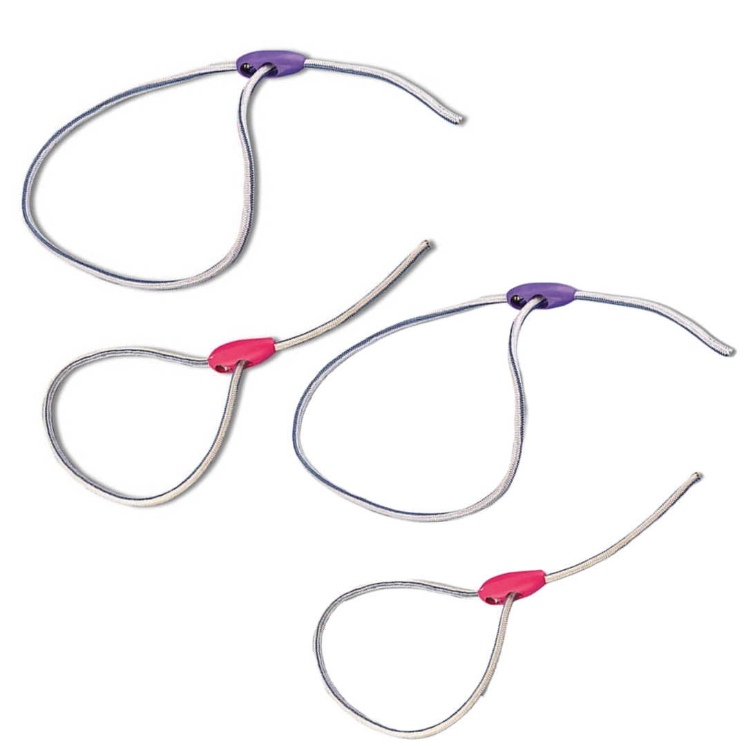 Adjustable elastic bands with closure Ø 5 x 550 mm (4 pcs)