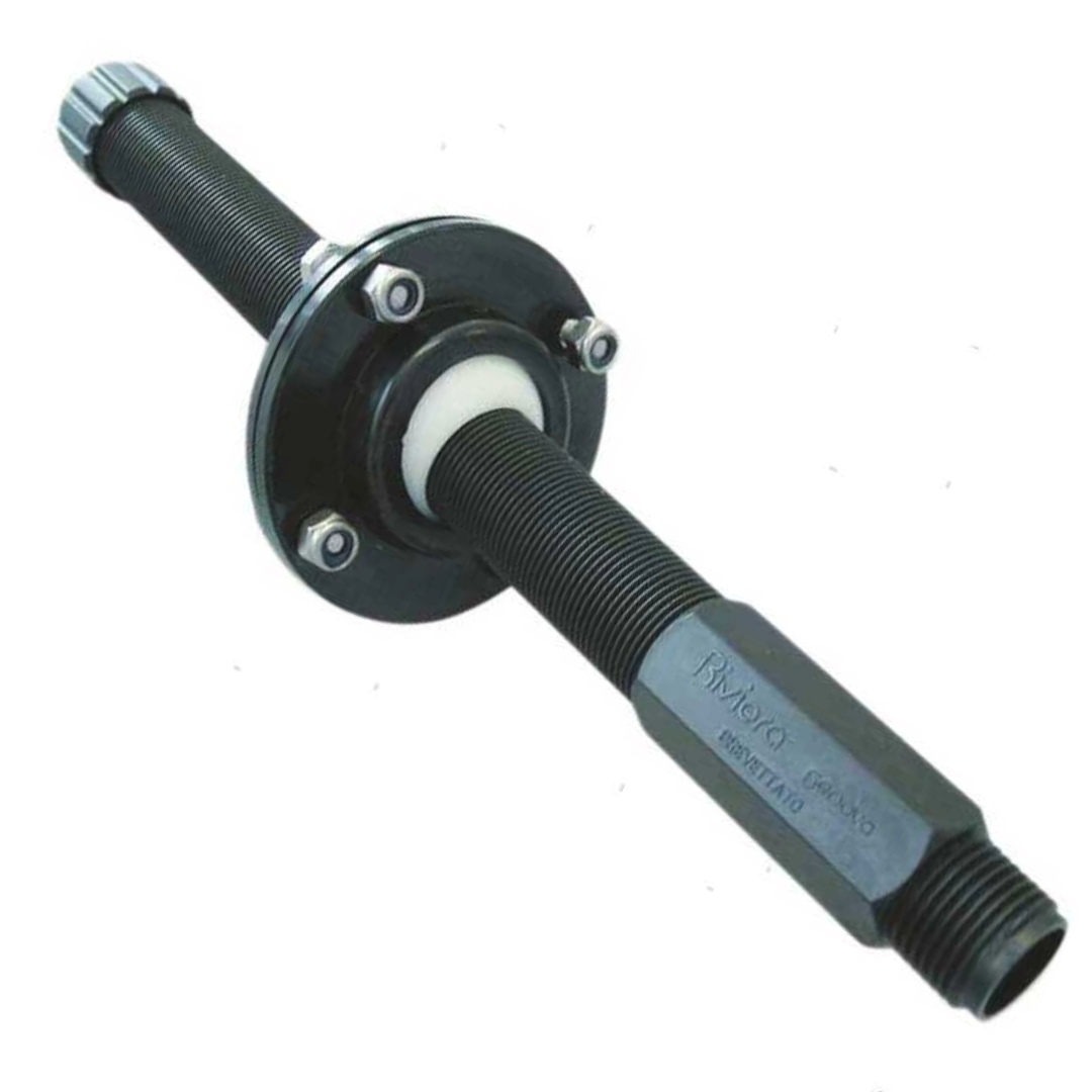 Riviera flanged joint for steering cables