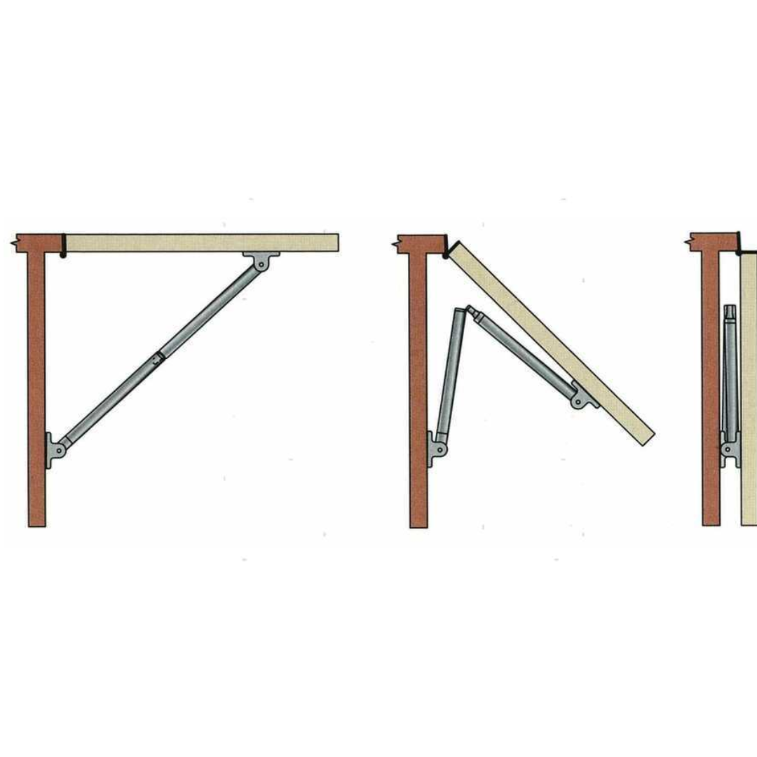 Southco® Folding Support 480/240 mm 100 kg