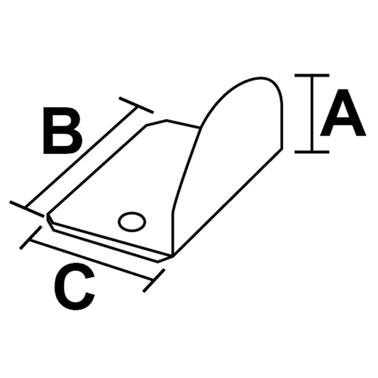 Supporto 90° esterno per molle a gas (mini)