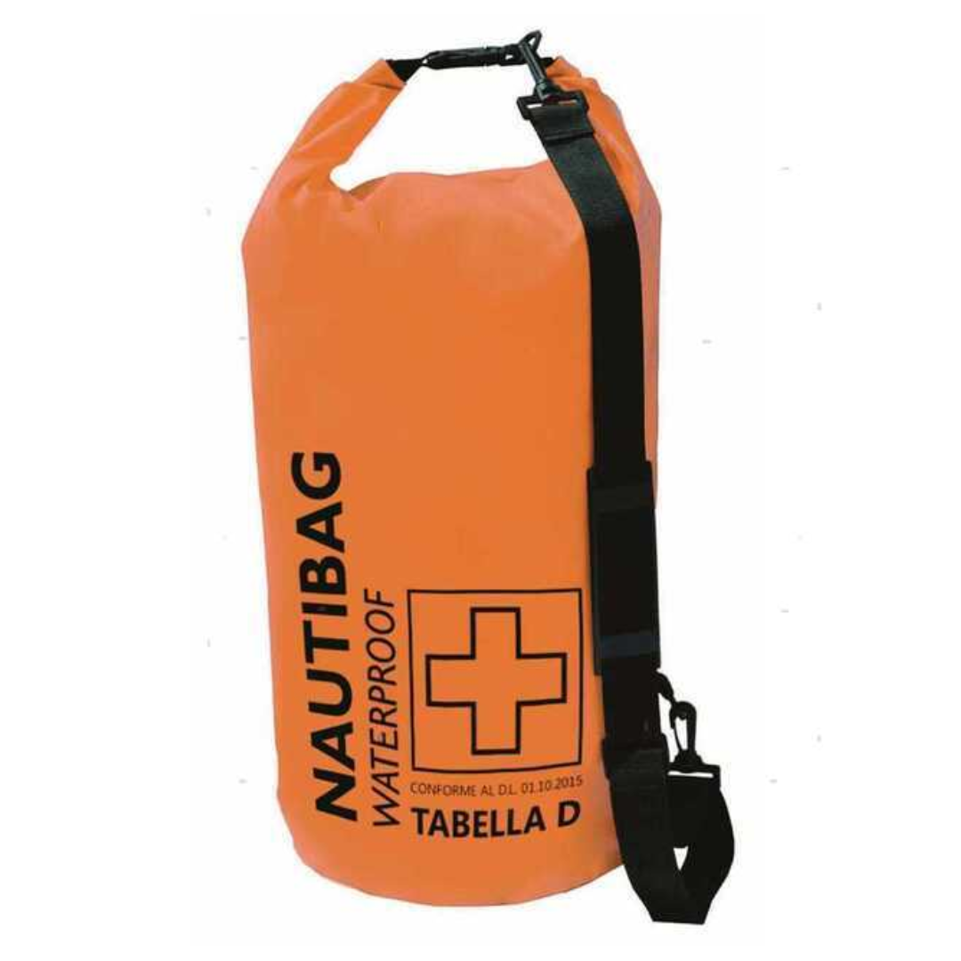 Regulatory first aid bag "Table D" in force from 10/05/2022