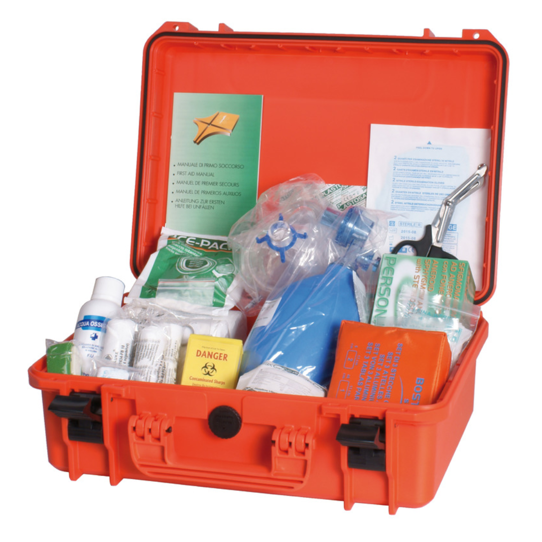 Regulatory First Aid Kit "Table D" in force from 10/05/2022
