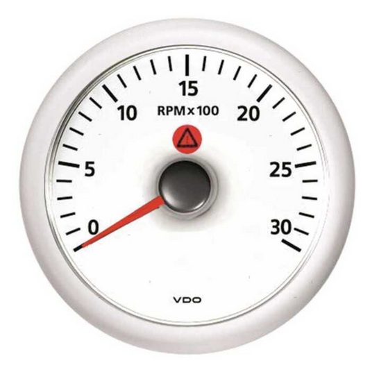 Contagiri/contaore VDO serie "white view" Ø 85 mm (Premium)