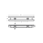 Anodo a Barra Alluminio Yamaha 40-100 HP e Selva (Rif. 6H1-45251-02)