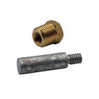 Anodo cilindretto con tappo in ottone Recmar Yanmar 119574-44150