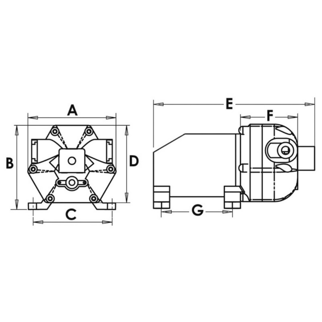 Autoclave Barca 3 Valvole Europump 8 - 12V | Osculati