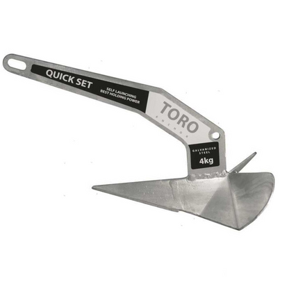 Ancora Toro in acciaio zincato