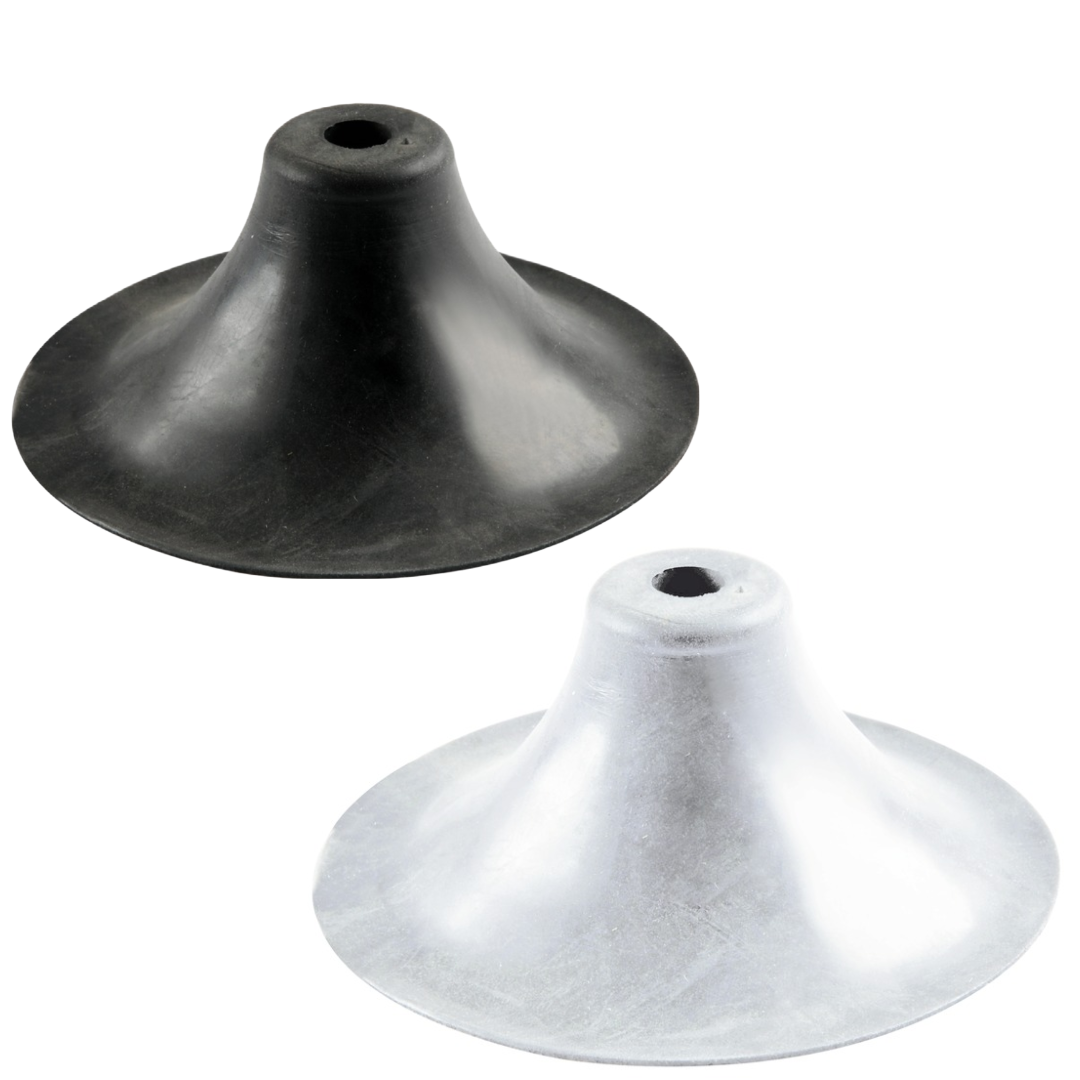 Basetta in gomma EPDM per tendalino o asta bandiera