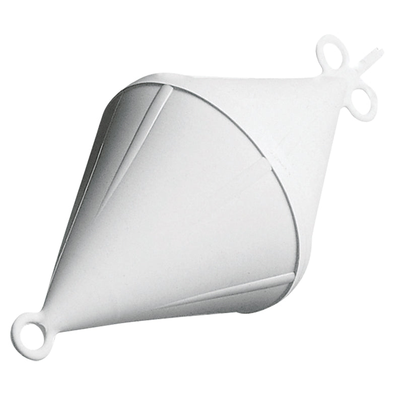 White biconical buoy