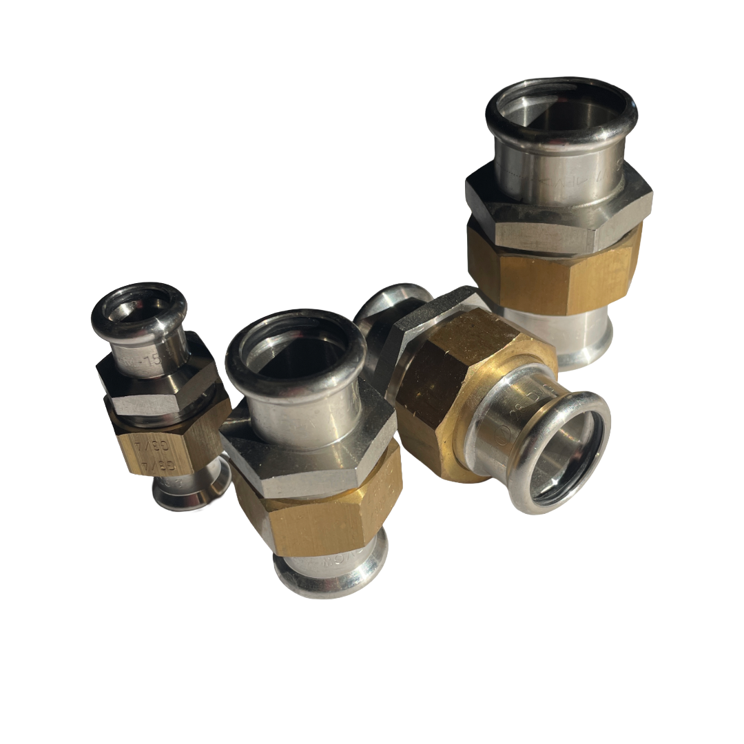 Bocchettone raccordo Geberit Mapress acciaio inox a pressare