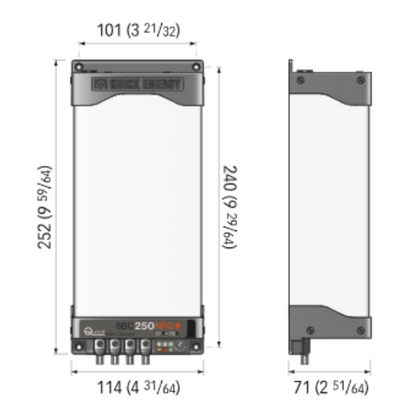 Caricabatterie Quick SBC250 NRG + FR 25 amp 12V