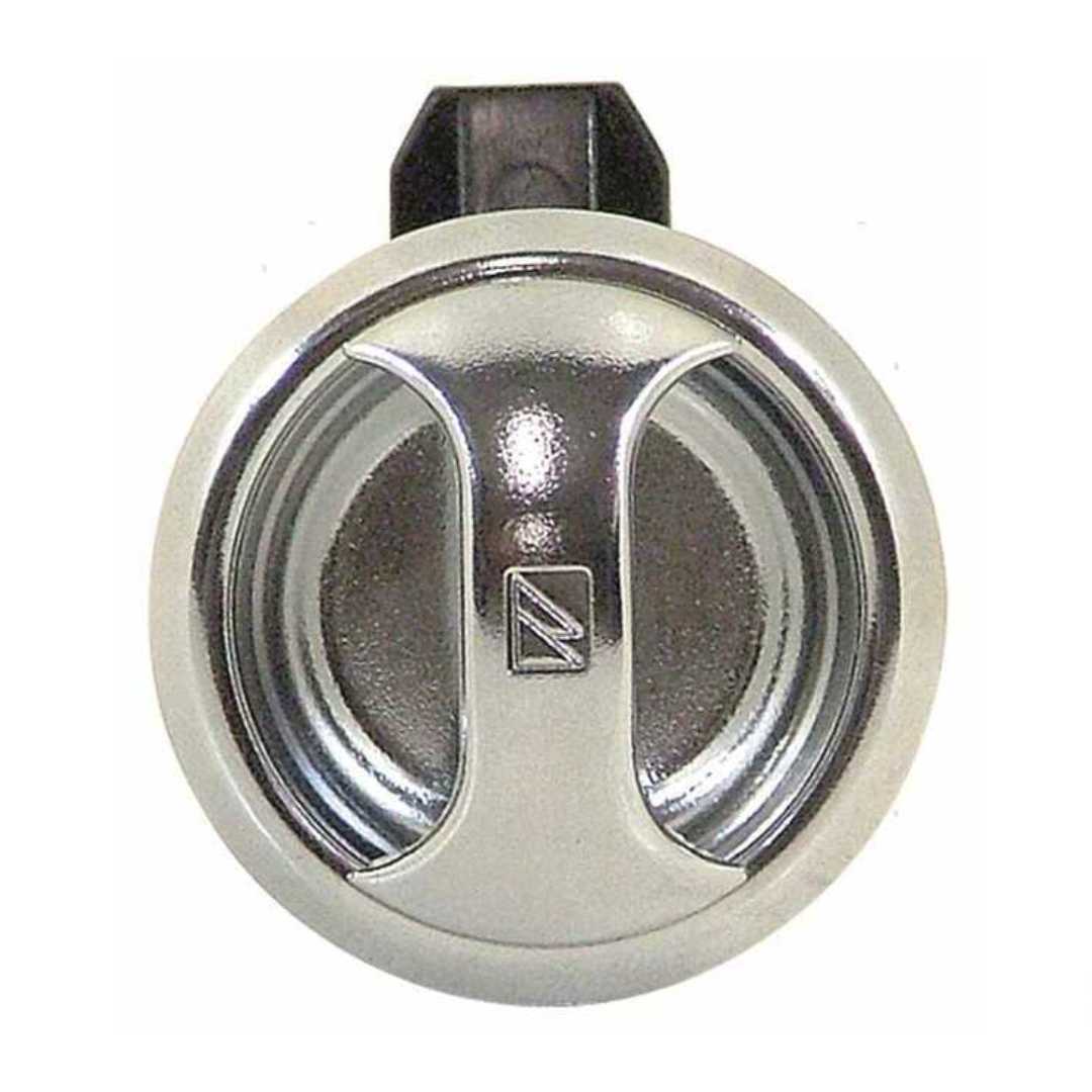 Chiusura a spinta cromata Novibra