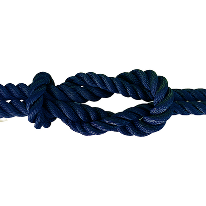 Cima da ormeggio a 3 fusi Blue navy Alta tenacità (al metro)