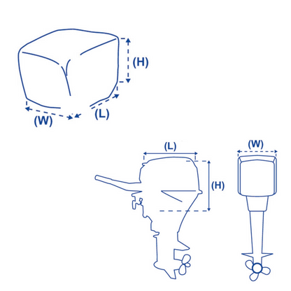 Telo copri testa motore argento 210D