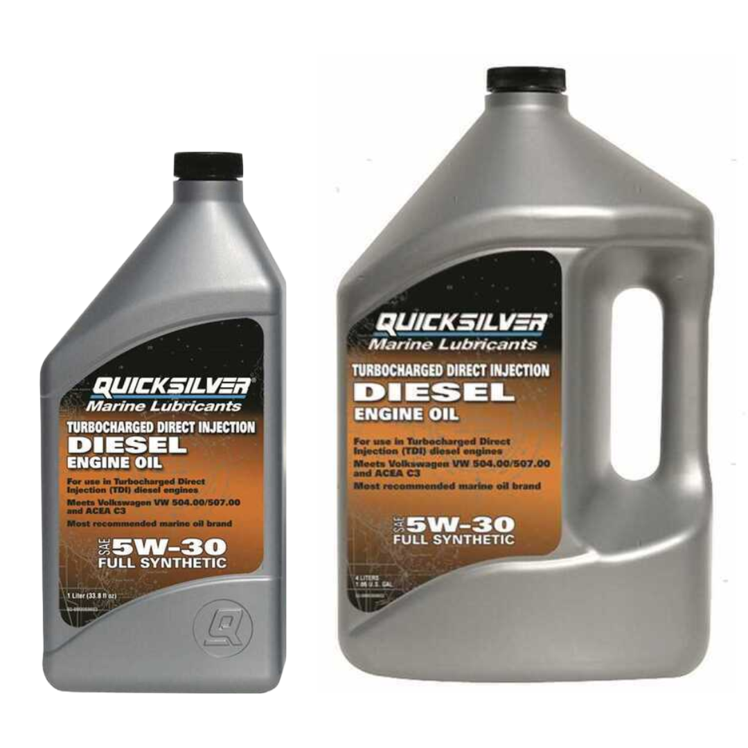 Olio Quicksilver SAE 5W-30 TDI per motori 4 Tempi Diesel