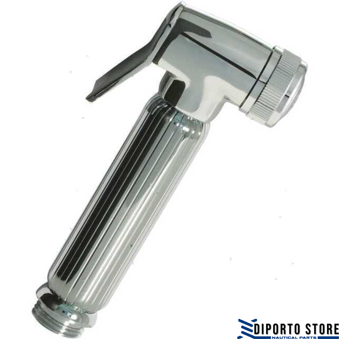 Doccetta HIGH-STRIPED in ottone cromato