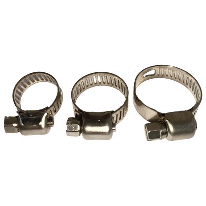 Fascette in acciaio inox banda 8 mm (10 pz)