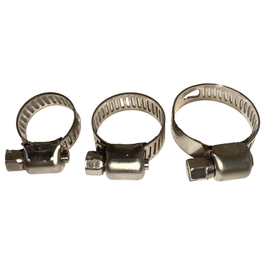 Fascette in acciaio inox banda 8 mm (10 pz)