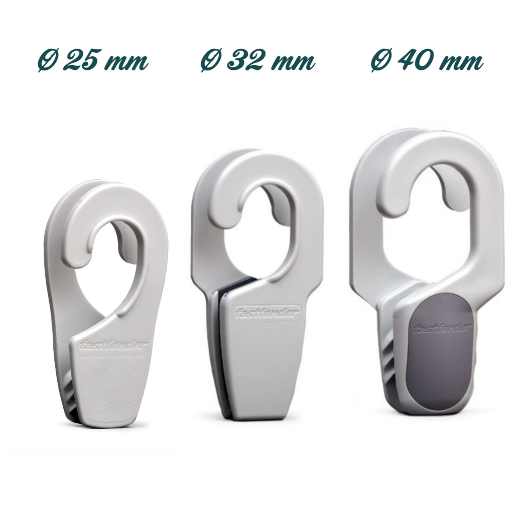 Ganci Fastfender porta-parabordi bianco