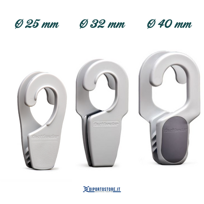 Ganci Fastfender porta-parabordi bianco