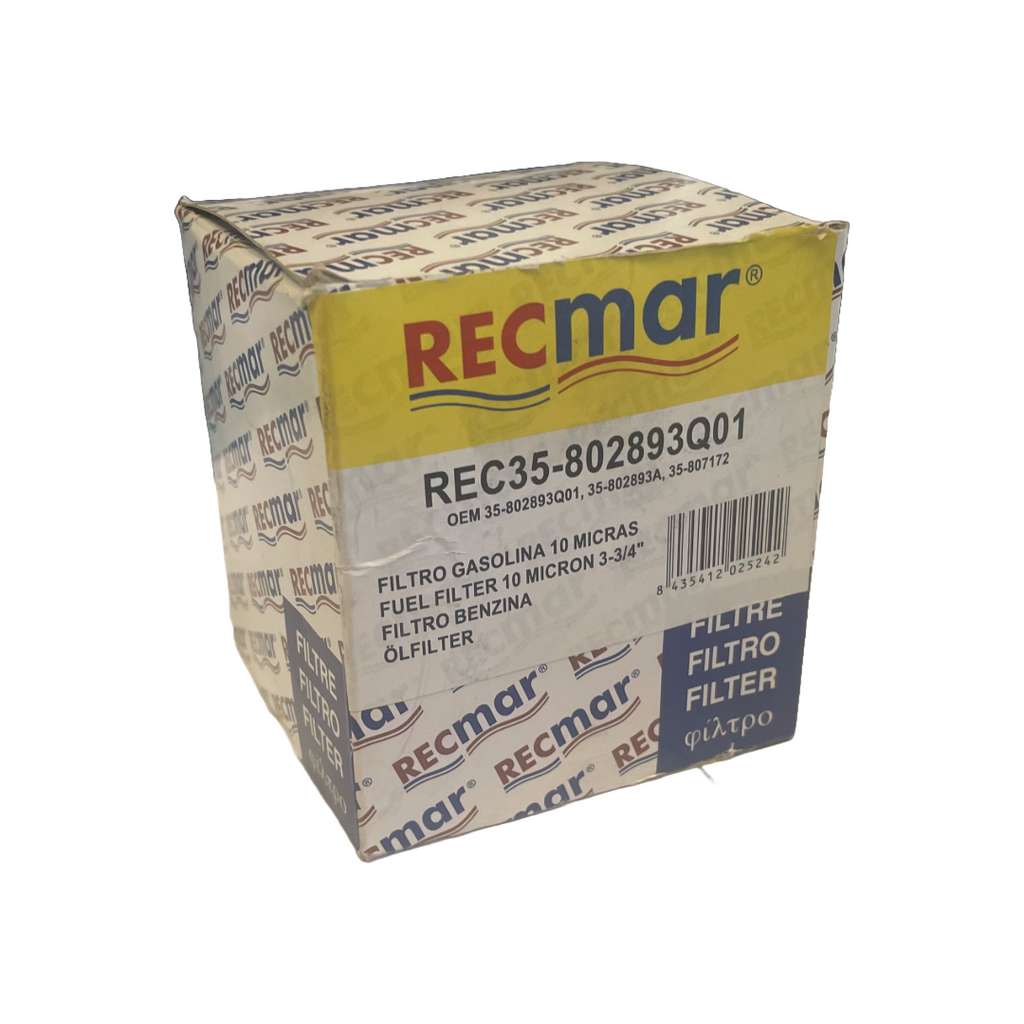 Cartuccia filtro benzina 10 micron REC 35-802893Q01