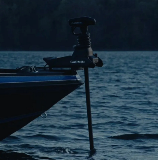 Motore elettrico di prua Garmin Force® Kraken nero con trasduttore