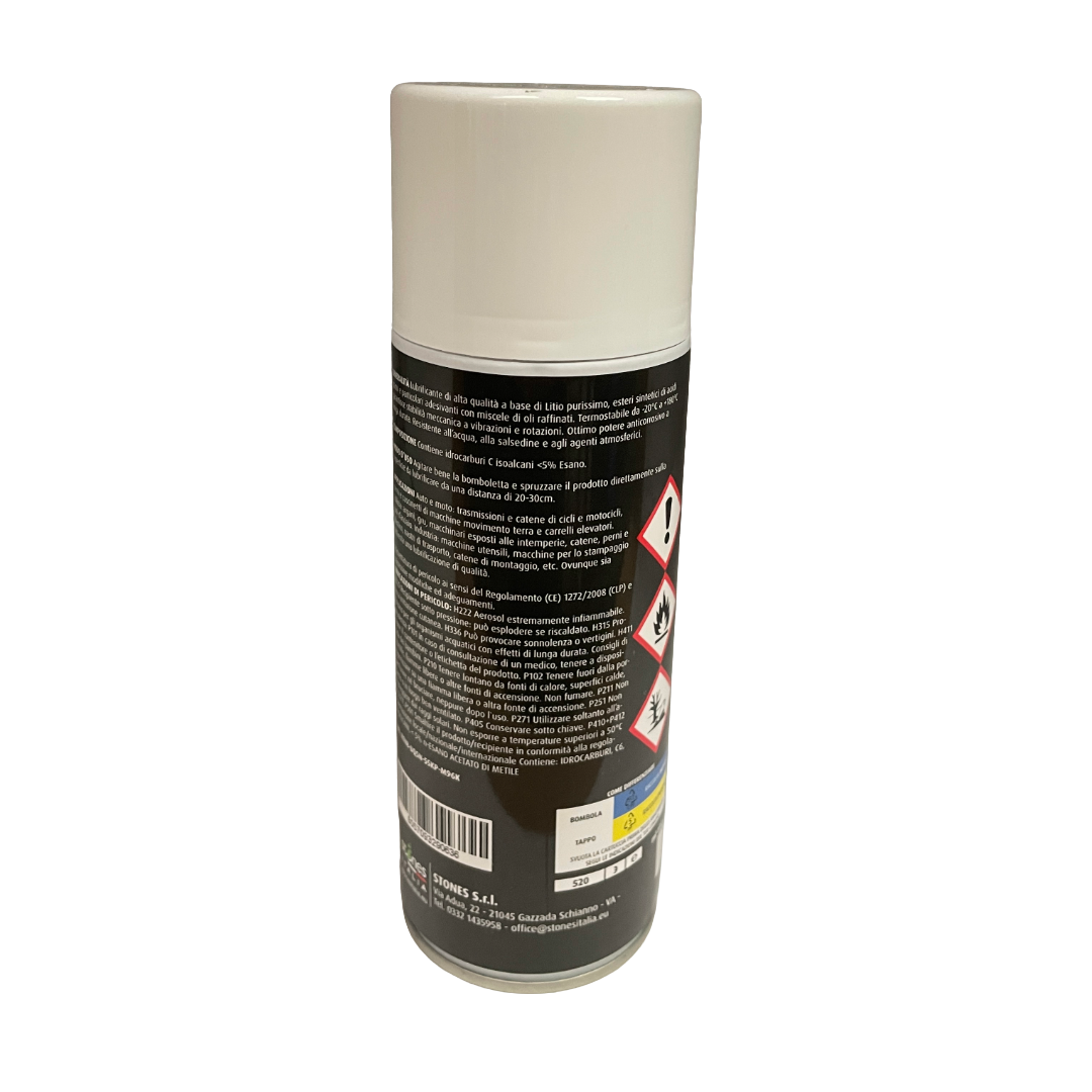Grasso bianco al calcio spray WLG grease 400 ml