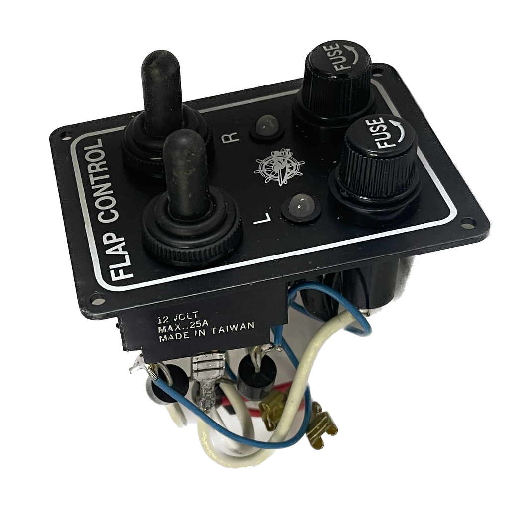 Pannello comando Trim coppia flap idraulici Bennett