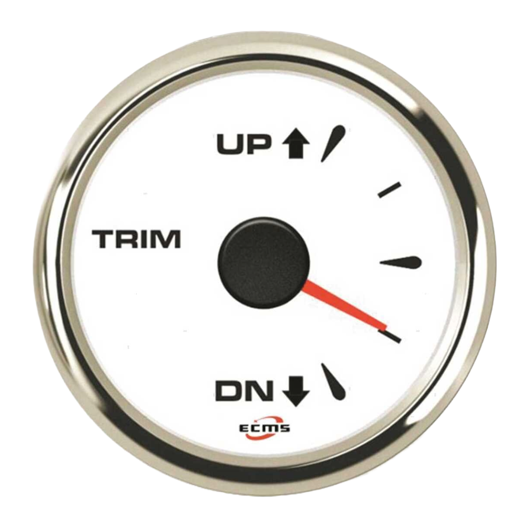 Indicatore Trim Elettronico 167-10 Ohm Diametro 52 mm 12/24 Volts
